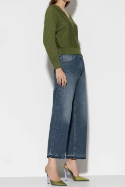 Outlet LUISA CERANO Authentic-Looseleg-Denim denim blue