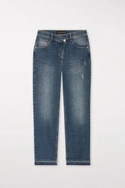 Outlet LUISA CERANO Authentic-Looseleg-Denim denim blue