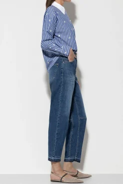 Online LUISA CERANO Authentic-Looseleg-Denim denim blue