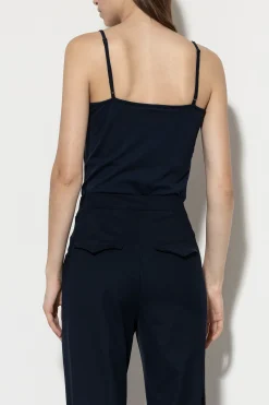 Discount LUISA CERANO Basic-Spaghetti-Top midnight blue