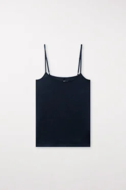 Discount LUISA CERANO Basic-Spaghetti-Top midnight blue