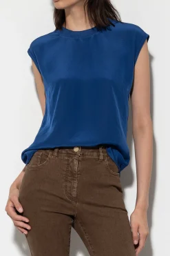 Sale LUISA CERANO Basic-Top Mit Rippdetail