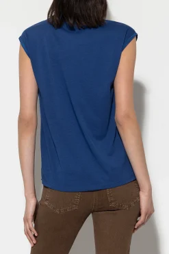Sale LUISA CERANO Basic-Top Mit Rippdetail