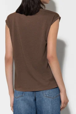 Sale LUISA CERANO Basic-Top Mit Rippdetail
