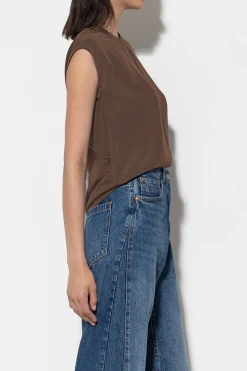 Sale LUISA CERANO Basic-Top Mit Rippdetail