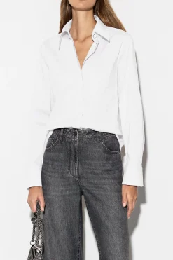 Outlet LUISA CERANO Baumwoll-Hemdbluse