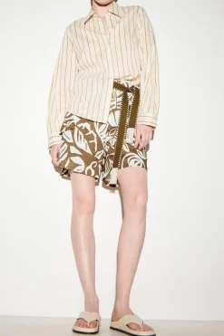 Best LUISA CERANO Bermuda Mit Leaf-Print multi
