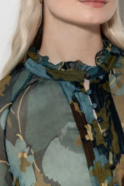 Best LUISA CERANO Biesenbluse Mit Flower-Print multi