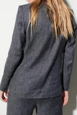 New LUISA CERANO Blazer Aus Leinen-Mix multi