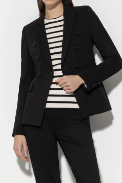 Clearance LUISA CERANO Blazer Aus Punto-Milano black