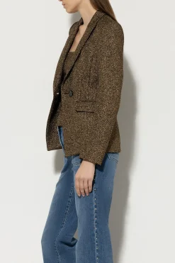LUISA CERANO Blazer Mit Metallic-Effekt gold metallic