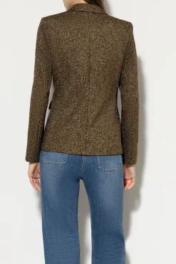 LUISA CERANO Blazer Mit Metallic-Effekt gold metallic