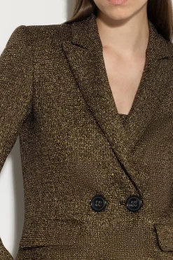 LUISA CERANO Blazer Mit Metallic-Effekt gold metallic