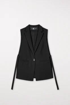 Best LUISA CERANO Blazerweste Mit D-Ring black