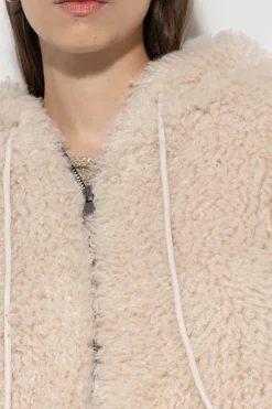 Outlet LUISA CERANO Blouson In Felloptik greige