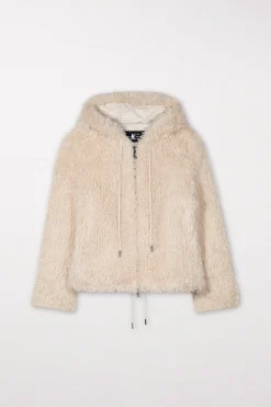 Outlet LUISA CERANO Blouson In Felloptik greige
