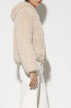 Outlet LUISA CERANO Blouson In Felloptik greige