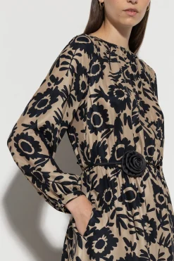 New LUISA CERANO Blumen-Halsband asphalt