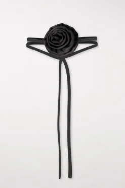 New LUISA CERANO Blumen-Halsband asphalt