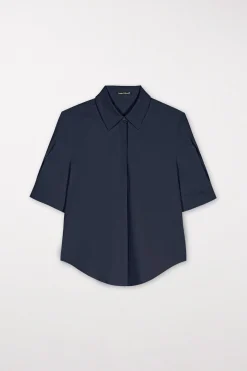 Best LUISA CERANO Bluse Aus Gabardine-Stretch
