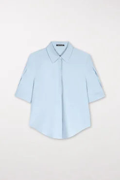 Best LUISA CERANO Bluse Aus Gabardine-Stretch