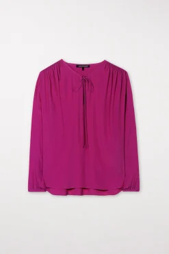 Hot LUISA CERANO Bluse Mit Bindeband-Detail