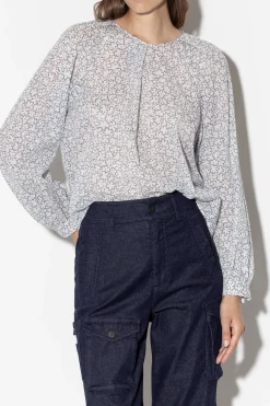 Discount LUISA CERANO Bluse Mit Cloud-Print multi
