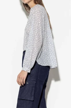 Discount LUISA CERANO Bluse Mit Cloud-Print multi