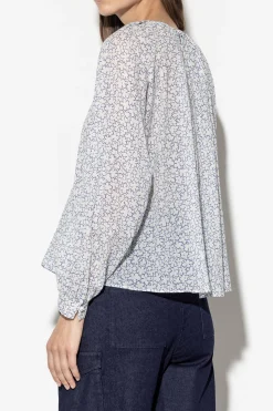Discount LUISA CERANO Bluse Mit Cloud-Print multi