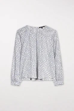 Discount LUISA CERANO Bluse Mit Cloud-Print multi