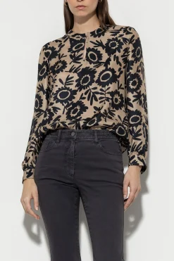 Hot LUISA CERANO Bluse Mit Flower-Print multi