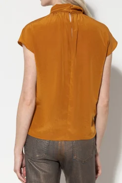 New LUISA CERANO Bluse Mit Knotendetail