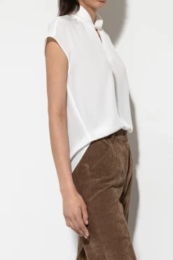 New LUISA CERANO Bluse Mit Knotendetail