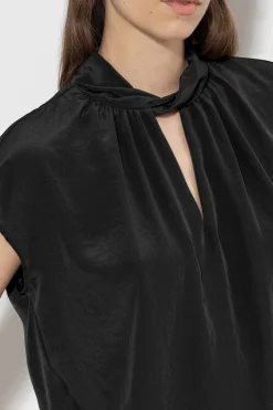 New LUISA CERANO Bluse Mit Knotendetail