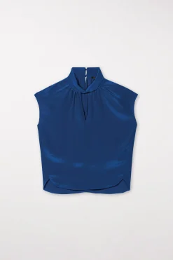 New LUISA CERANO Bluse Mit Knotendetail