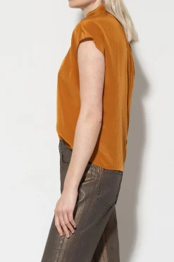 New LUISA CERANO Bluse Mit Knotendetail