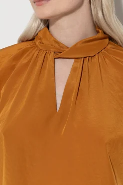 New LUISA CERANO Bluse Mit Knotendetail