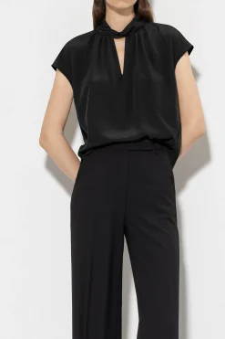 New LUISA CERANO Bluse Mit Knotendetail
