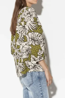 Best LUISA CERANO Bluse Mit Leaf-Print multi