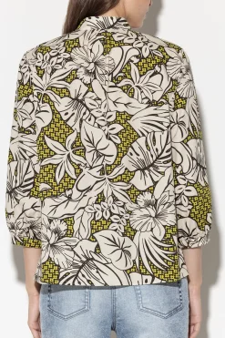 Best LUISA CERANO Bluse Mit Leaf-Print multi