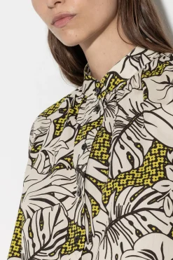 Best LUISA CERANO Bluse Mit Leaf-Print multi