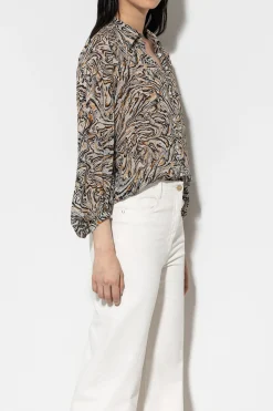 Best LUISA CERANO Bluse Mit Marble-Print multi