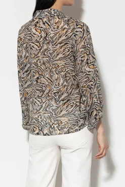 Best LUISA CERANO Bluse Mit Marble-Print multi