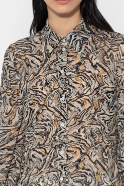 Best LUISA CERANO Bluse Mit Marble-Print multi