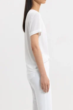 Outlet LUISA CERANO Blusenshirt Aus Crêpe De Chine off-white