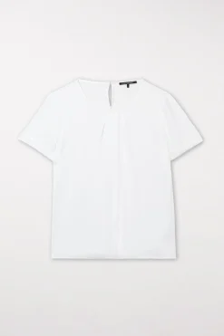 Outlet LUISA CERANO Blusenshirt Aus Crêpe De Chine off-white