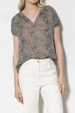 Online LUISA CERANO Blusenshirt Mit Animal-Print multi