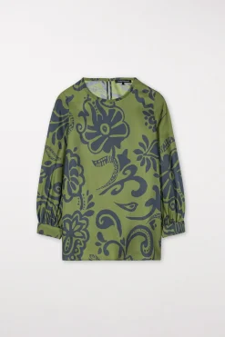 New LUISA CERANO Blusentop Mit Flower-Print multi
