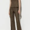 Best LUISA CERANO Bootcut Mit Metallic-Effekt gold metallic