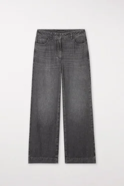 LUISA CERANO Bootcut-Black-Denim deep black